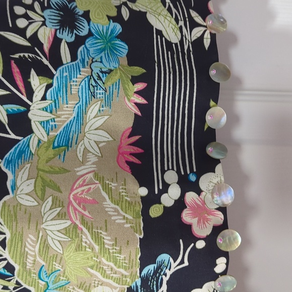 BEAUTIFUL ANNE CARSON 100% SILK ASIAN SKORT SIZE 12 - Picture 2 of 7